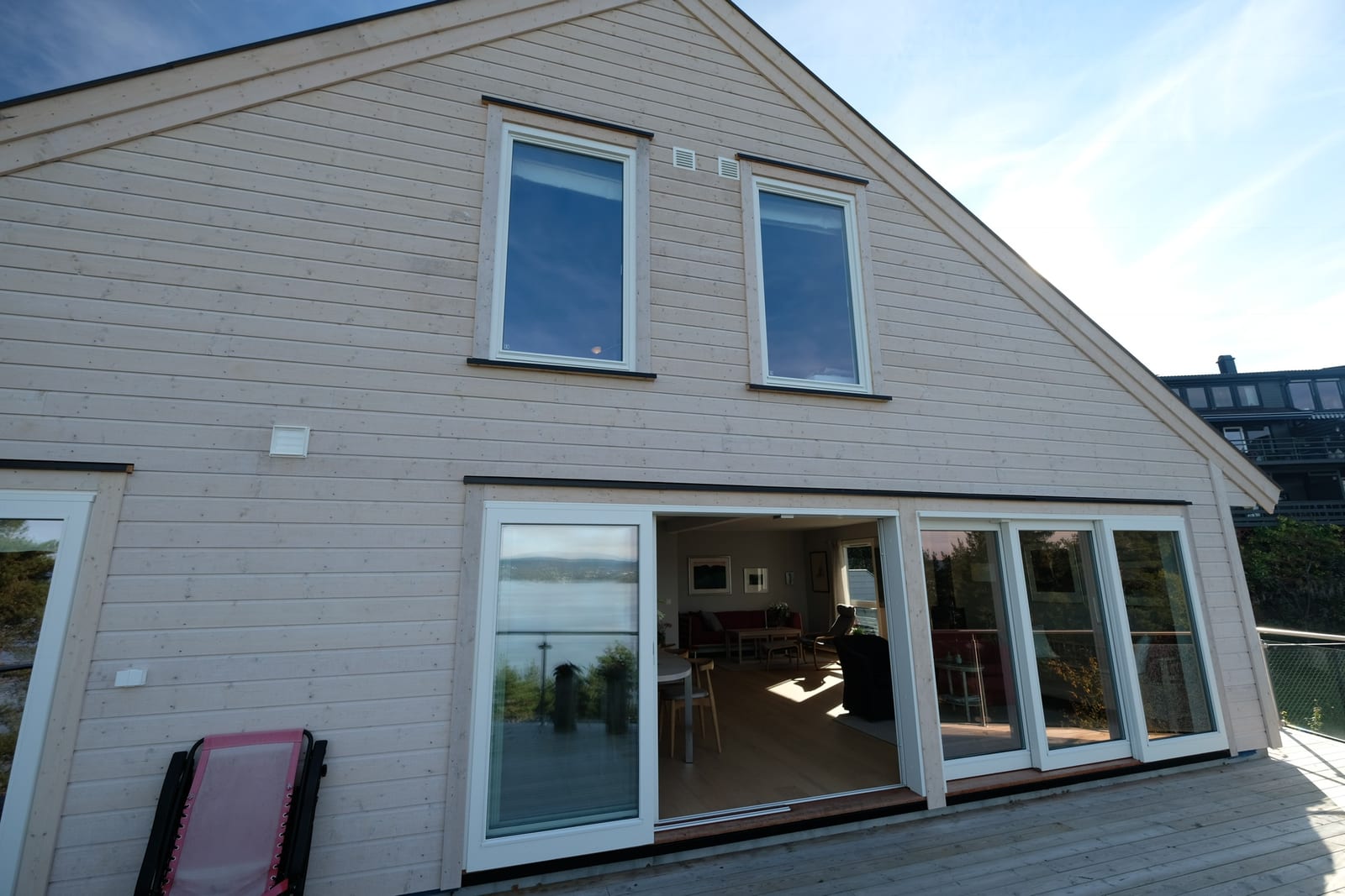 Terrasse og skyvedører